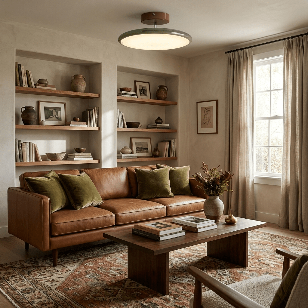 Brondela | Roterende Bue Minimalistisk Retningsbestemt Loftlampe