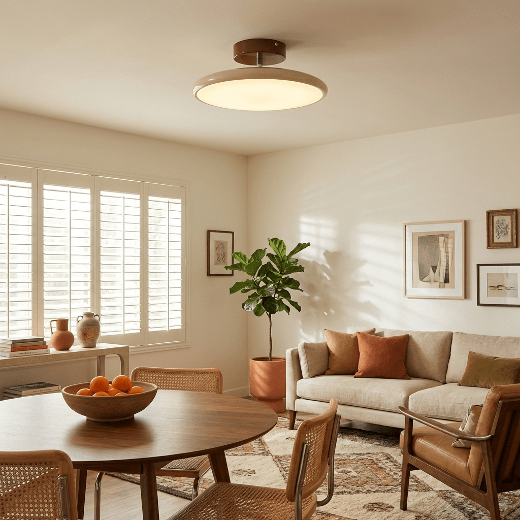 Brondela | Roterende Bue Minimalistisk Retningsbestemt Loftlampe