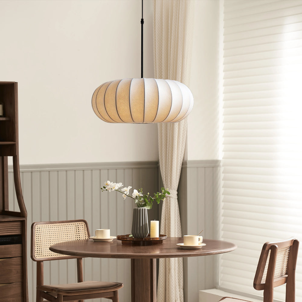 Serica | Wabi Sabi ribbet oval pendellampe