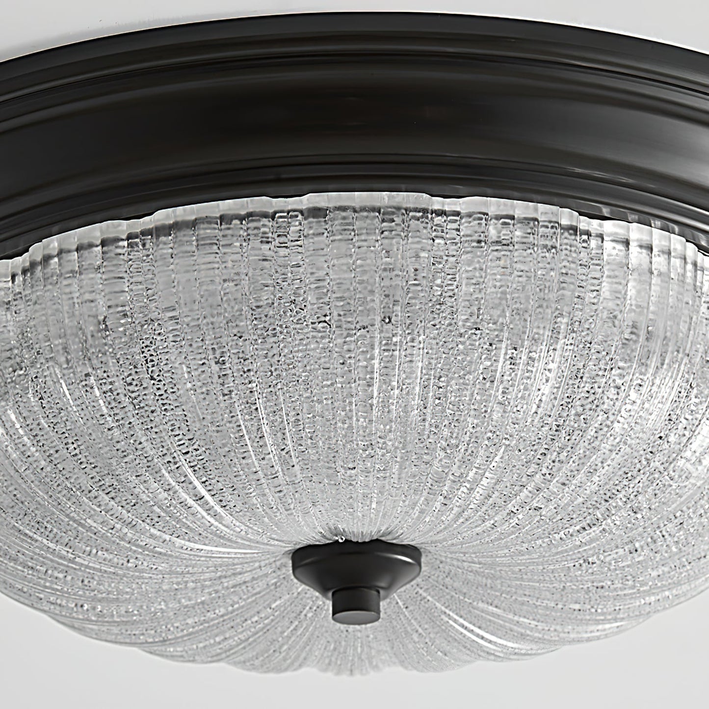 Elvore | Grand Ornate Frosted Glass Vaulted Flush Mount Ceiling Light