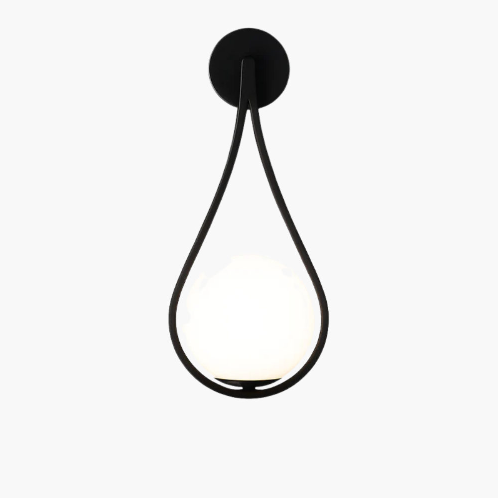 Feroliq | Moderne frostet glas kugle væglampe