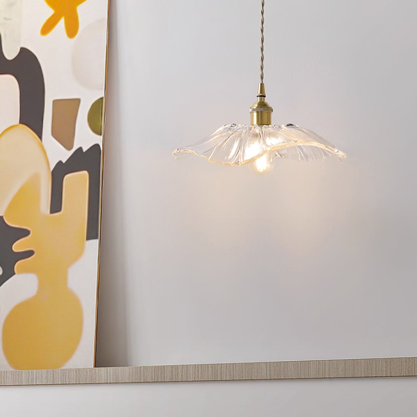 Floru | Luksuriøs blomster glas lofts- og pendellampe