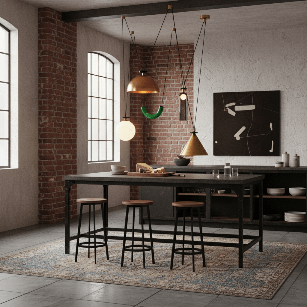 Vondisur | Minimalistisk geometrisk modulær pendellampe