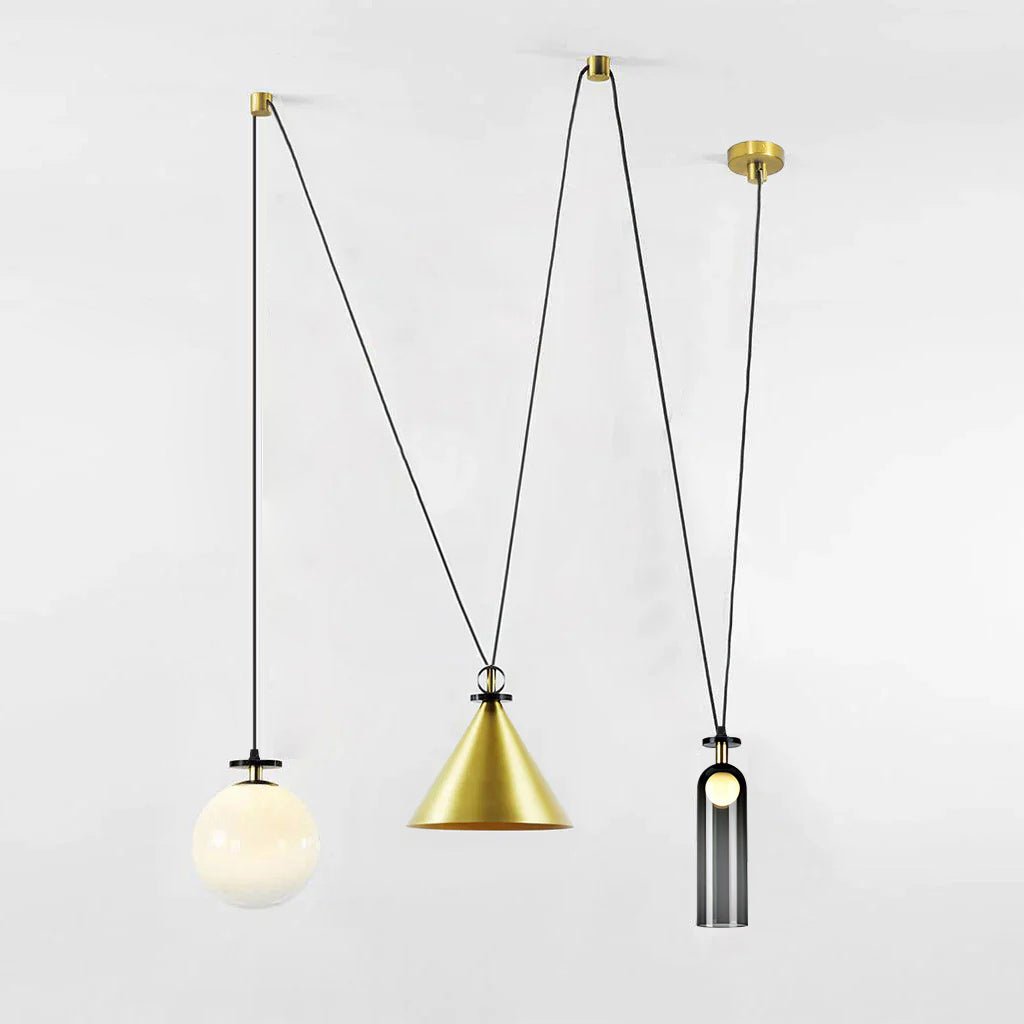 Vondisur | Minimalistisk geometrisk modulær pendellampe