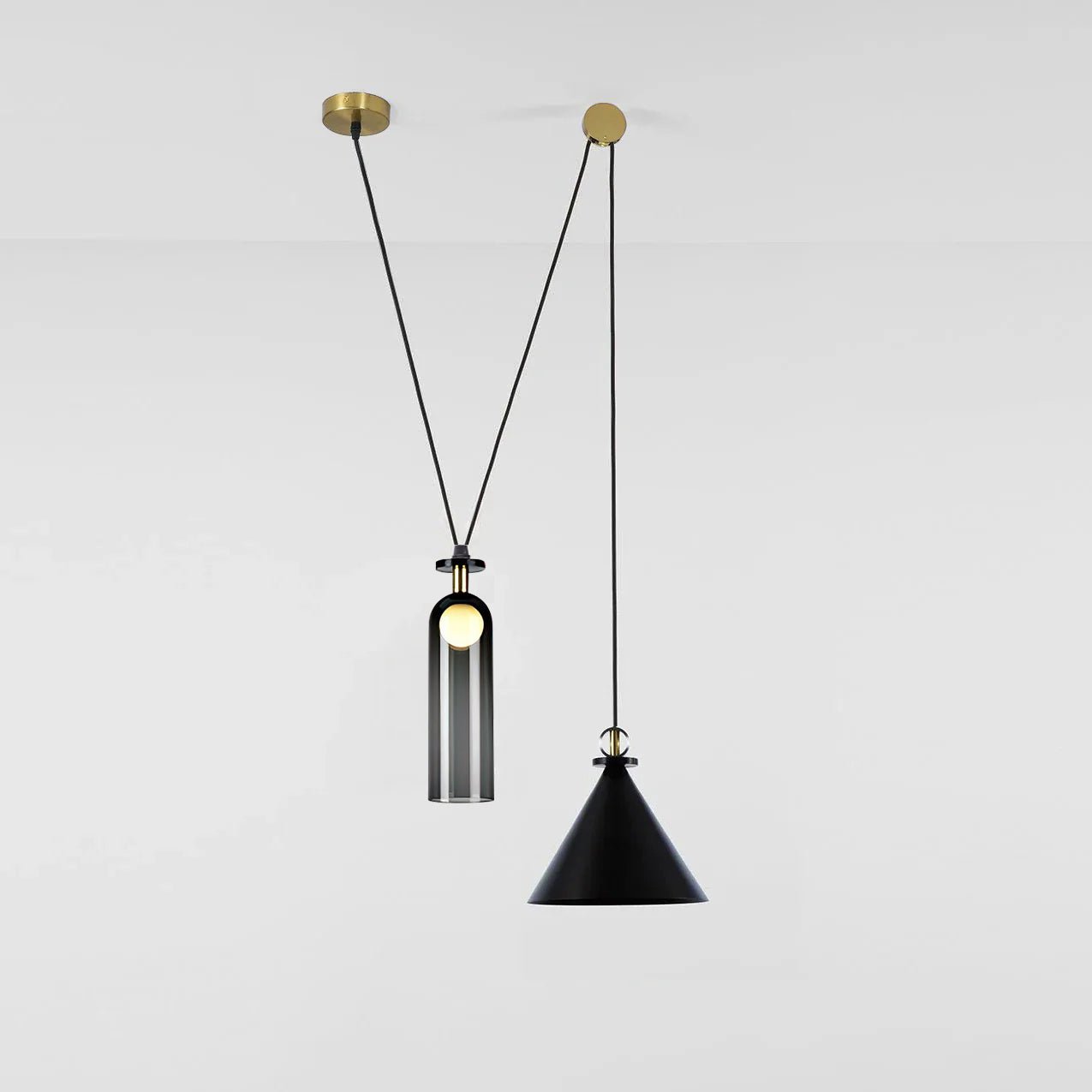 Vondisur | Minimalistisk geometrisk modulær pendellampe