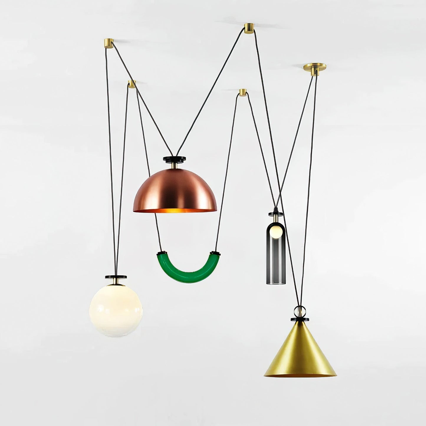 Vondisur | Minimalistisk geometrisk modulær pendellampe
