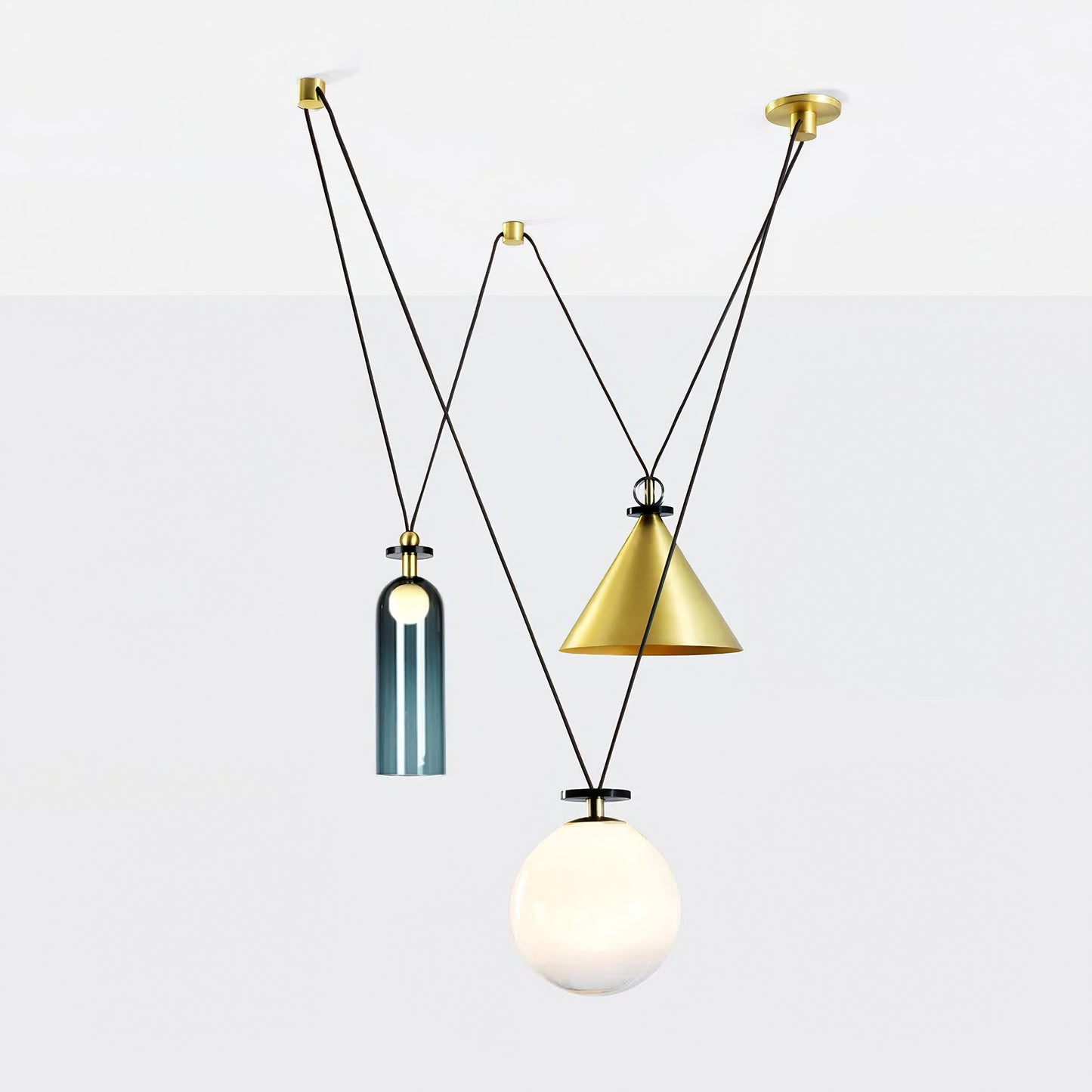 Vondisur | Minimalistisk geometrisk modulær pendellampe