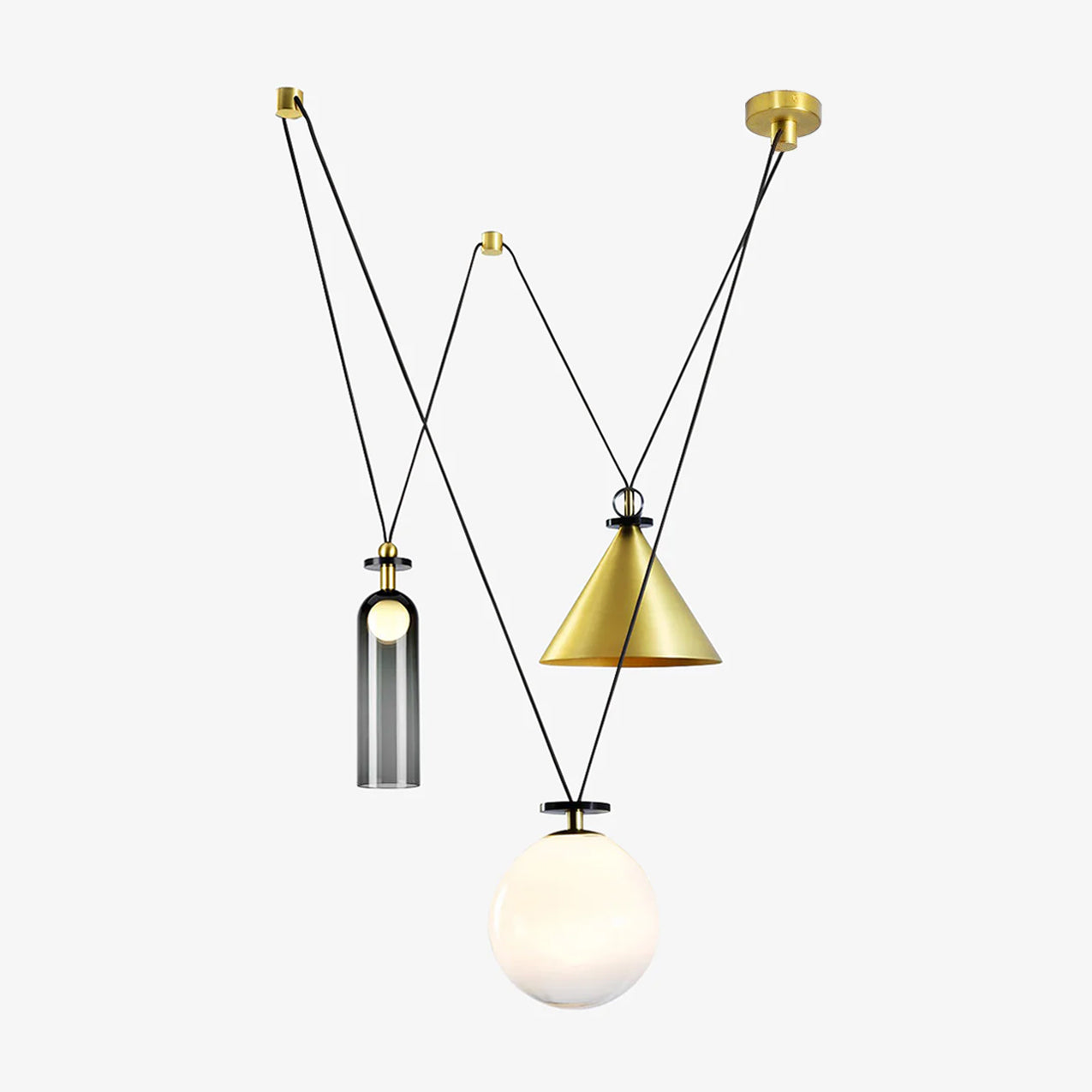 Vondisur | Minimalistisk geometrisk modulær pendellampe