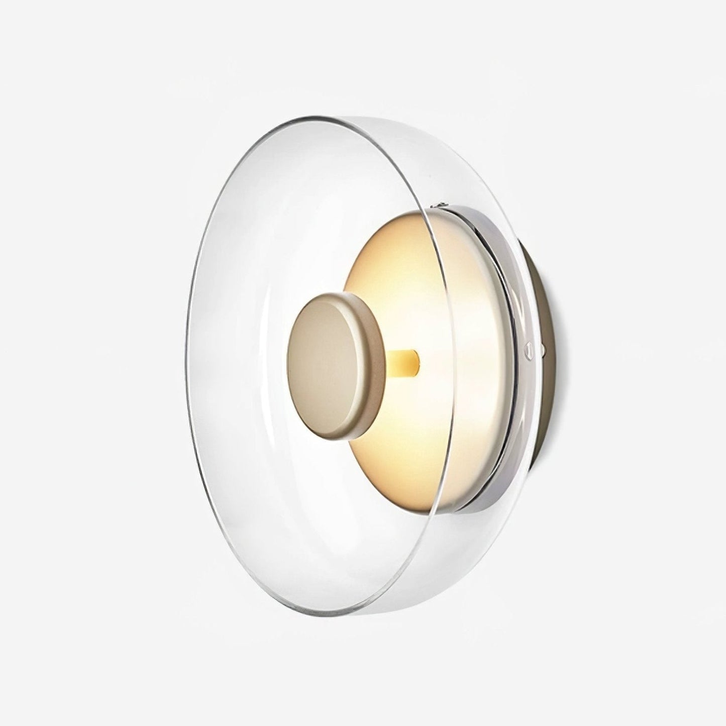 Luvia | Nordisk ribbet glas art deco væglampe