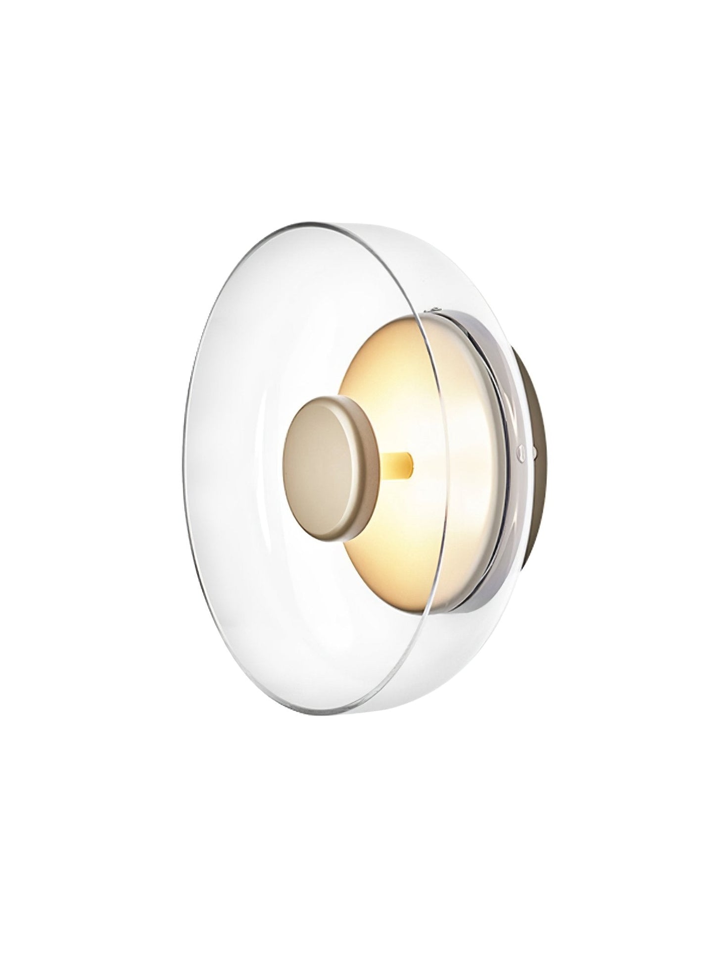 Luvia | Nordisk ribbet glas art deco væglampe