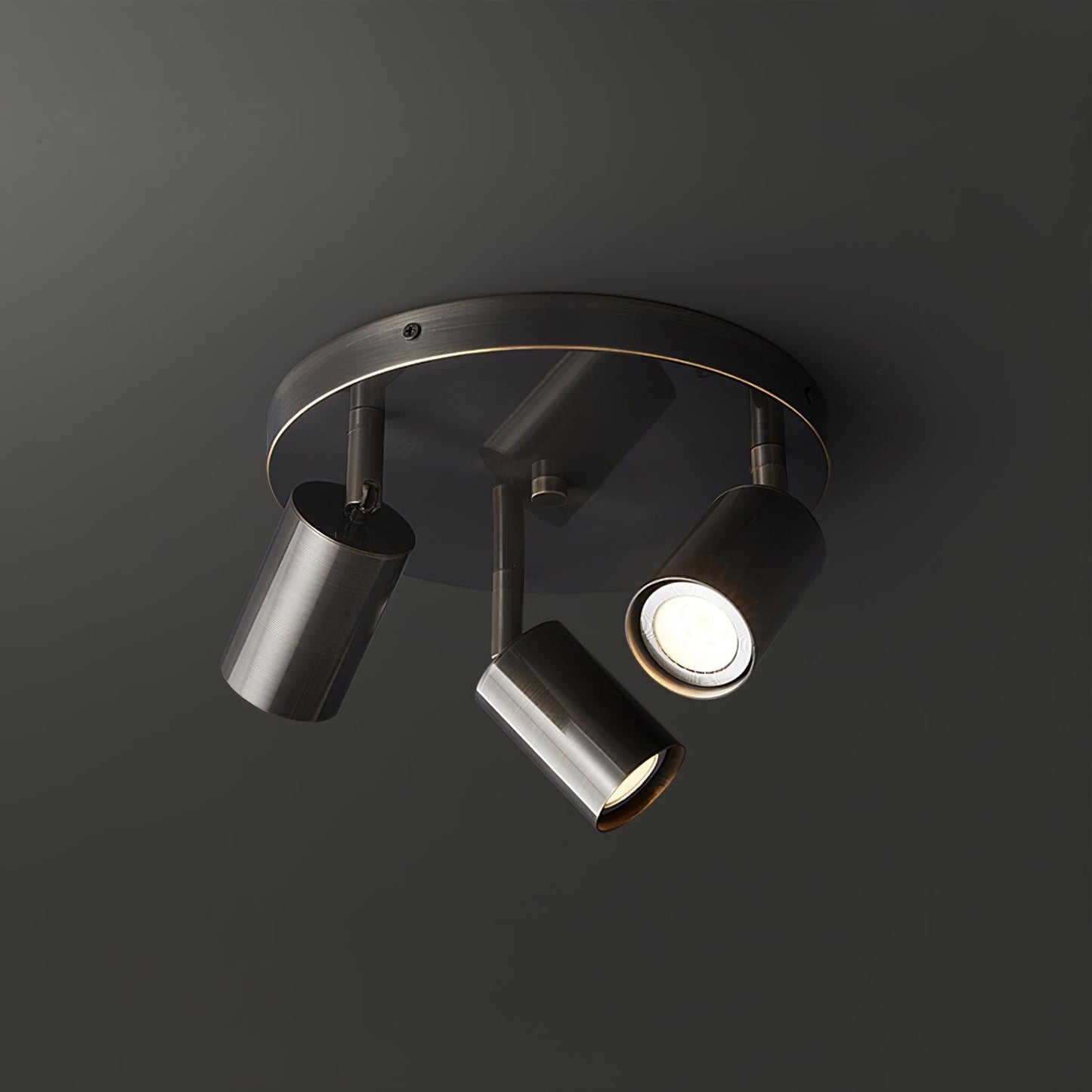 Kelspron | Tøndeformet silhuet rustik geometri multi-spotloftslampe  