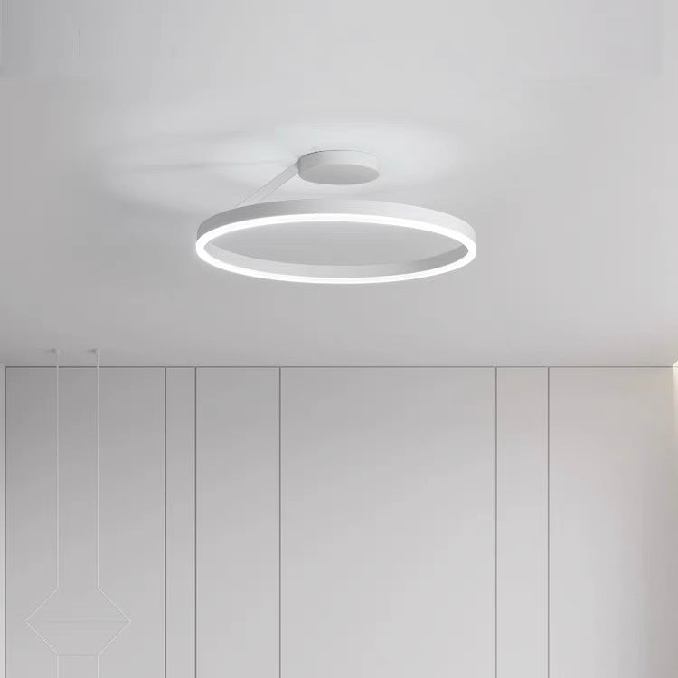 Aeris | Nordisk cirkulær metal flush mount loftslampe