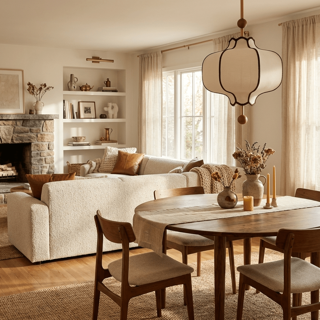 Kendrovy | Ribbede stof lanterne silhuet lofts pendellampe