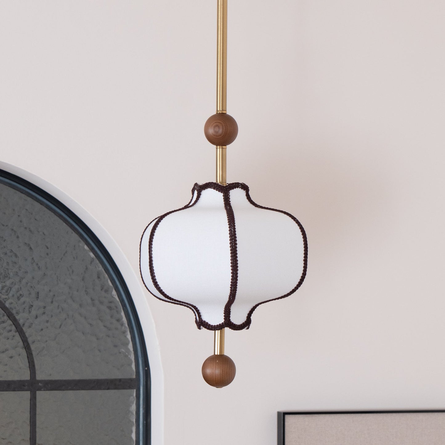 Kendrovy | Ribbede stof lanterne silhuet lofts pendellampe