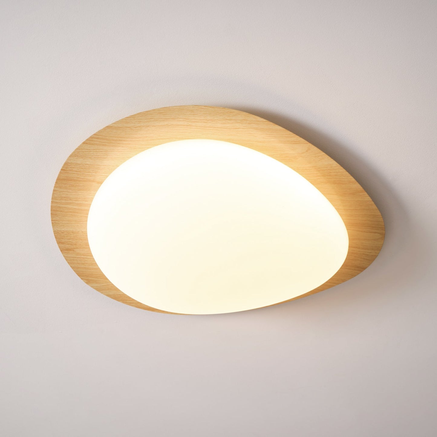 Elenorris | Skulpturel Pebble Silhuet Indbygningsloftlampe