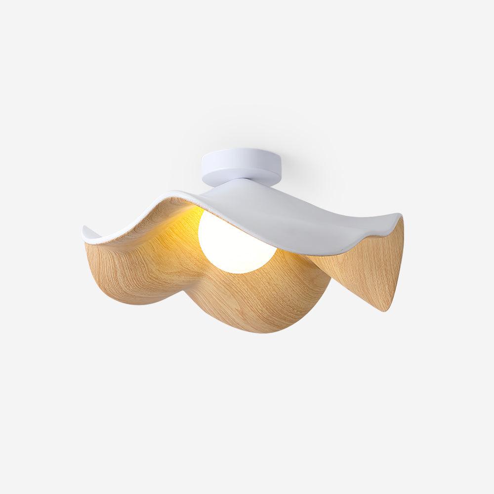 Calisthra | Biophil lagdelt bølge indbygget loftslampe  