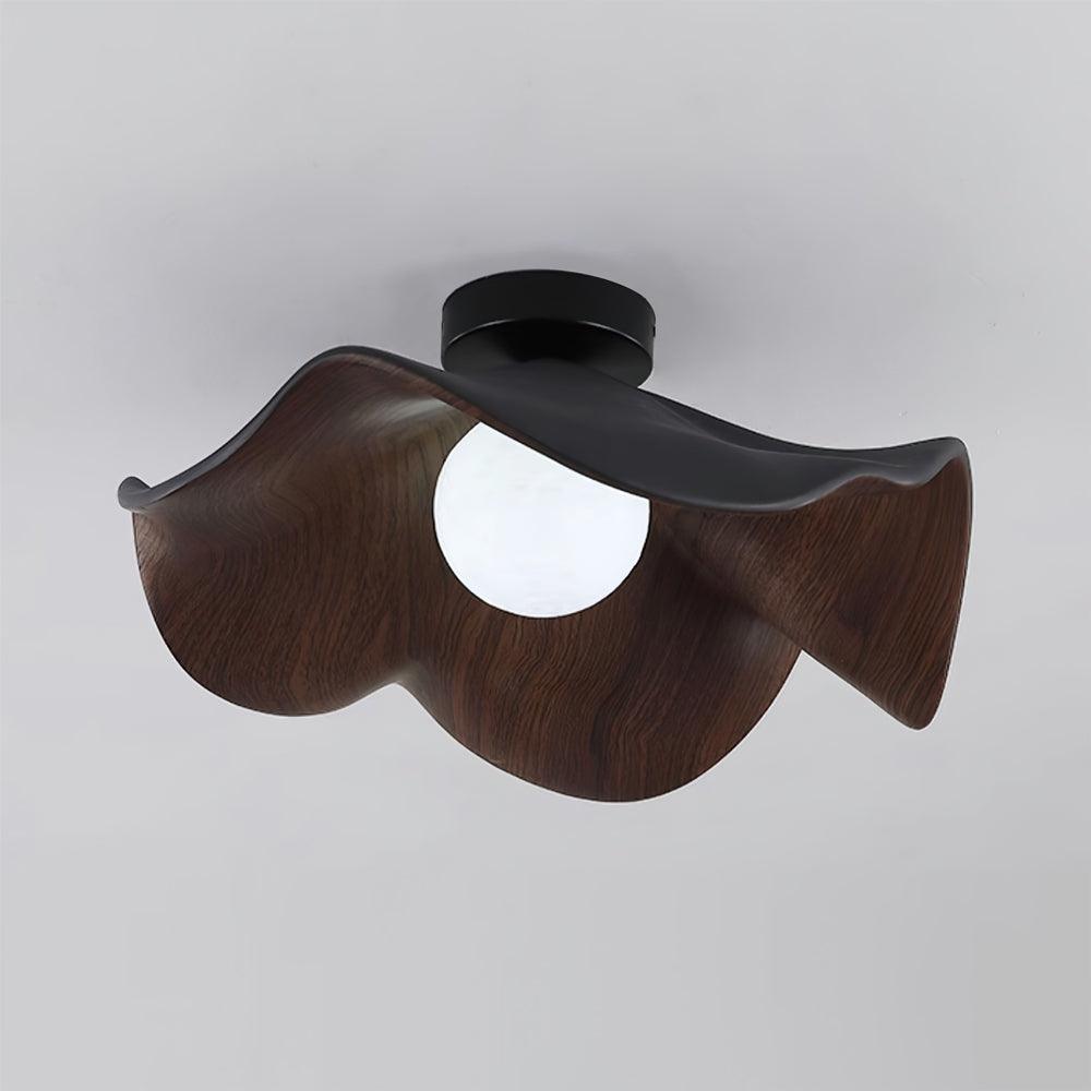 Calisthra | Biophil lagdelt bølge indbygget loftslampe  