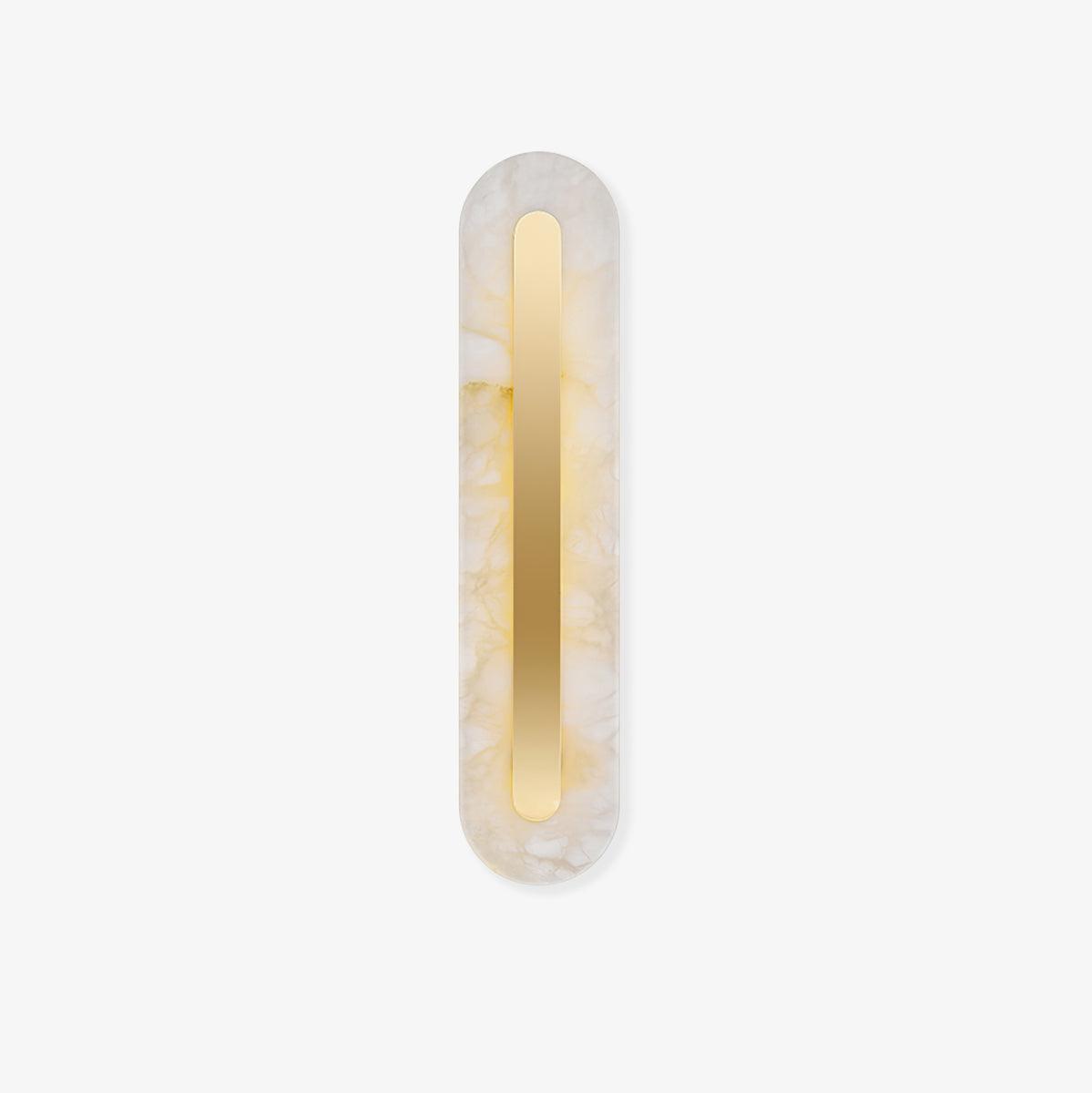 Corinthia | Alabaster cylindrisk gennemsigtig stenvæglampe  