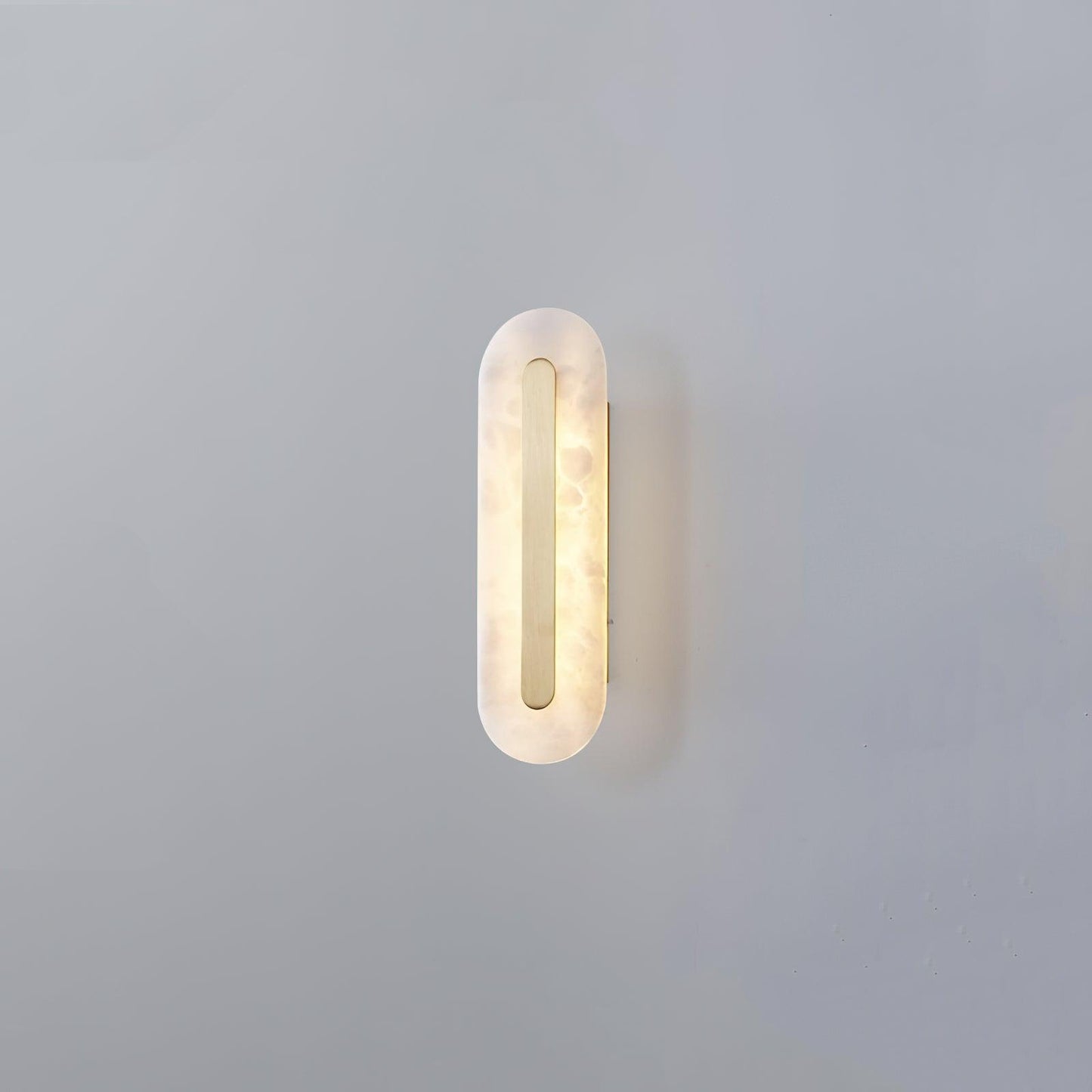 Corinthia | Alabaster cylindrisk gennemsigtig stenvæglampe  