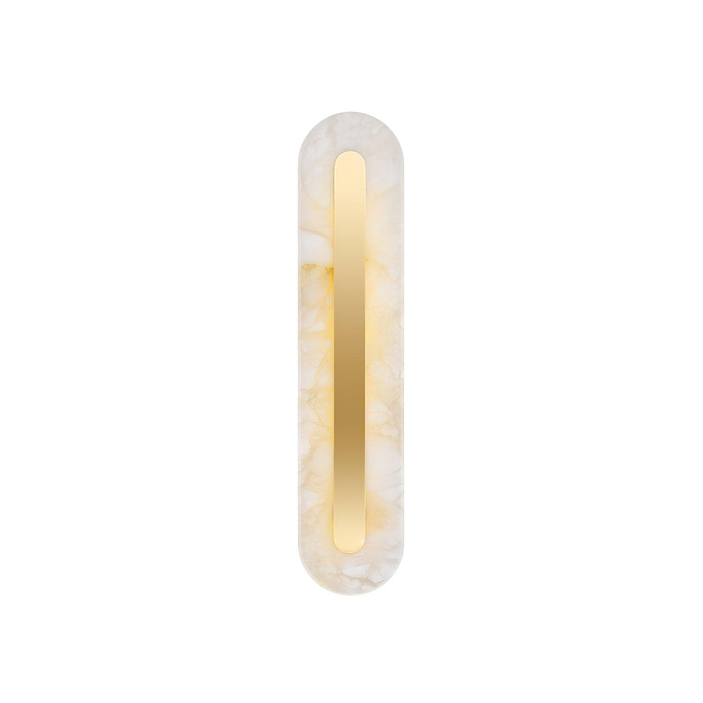 Corinthia | Alabaster cylindrisk gennemsigtig stenvæglampe  