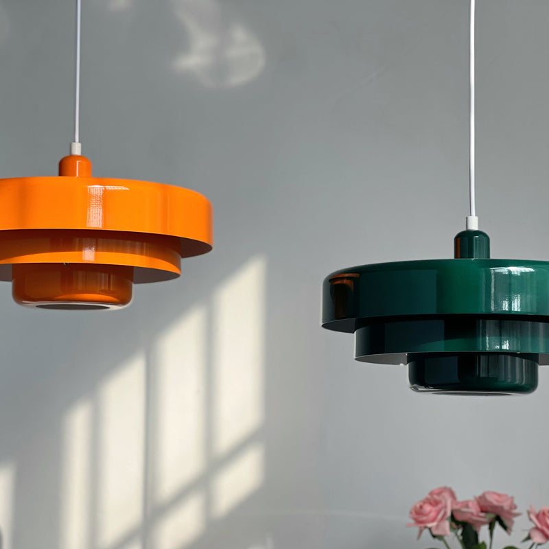 Retrova | Mid-century moderne lagdelt jernpendellampe