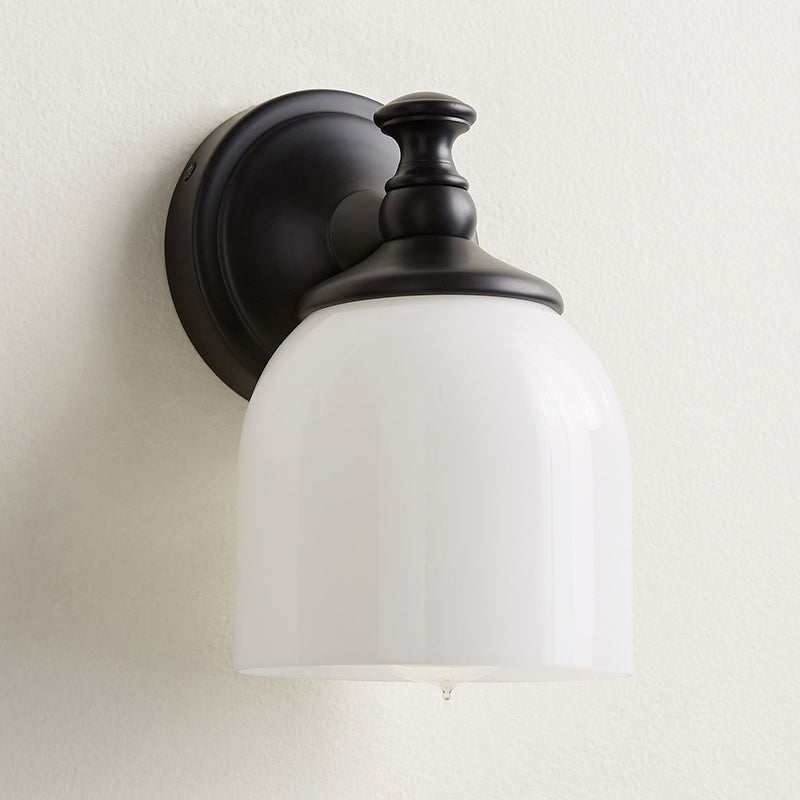 Lisaeth | Minimalistisk arm væglampe med sfærisk glasglobus