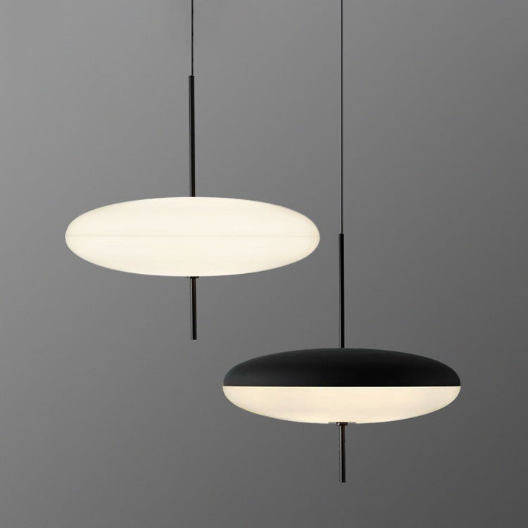 Belthorim | Opaliseret disk silhuet minimalistisk pendellampe