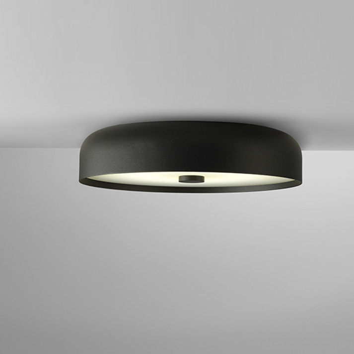 Nordisk retro rund minimalistisk indbygningsloftlampe