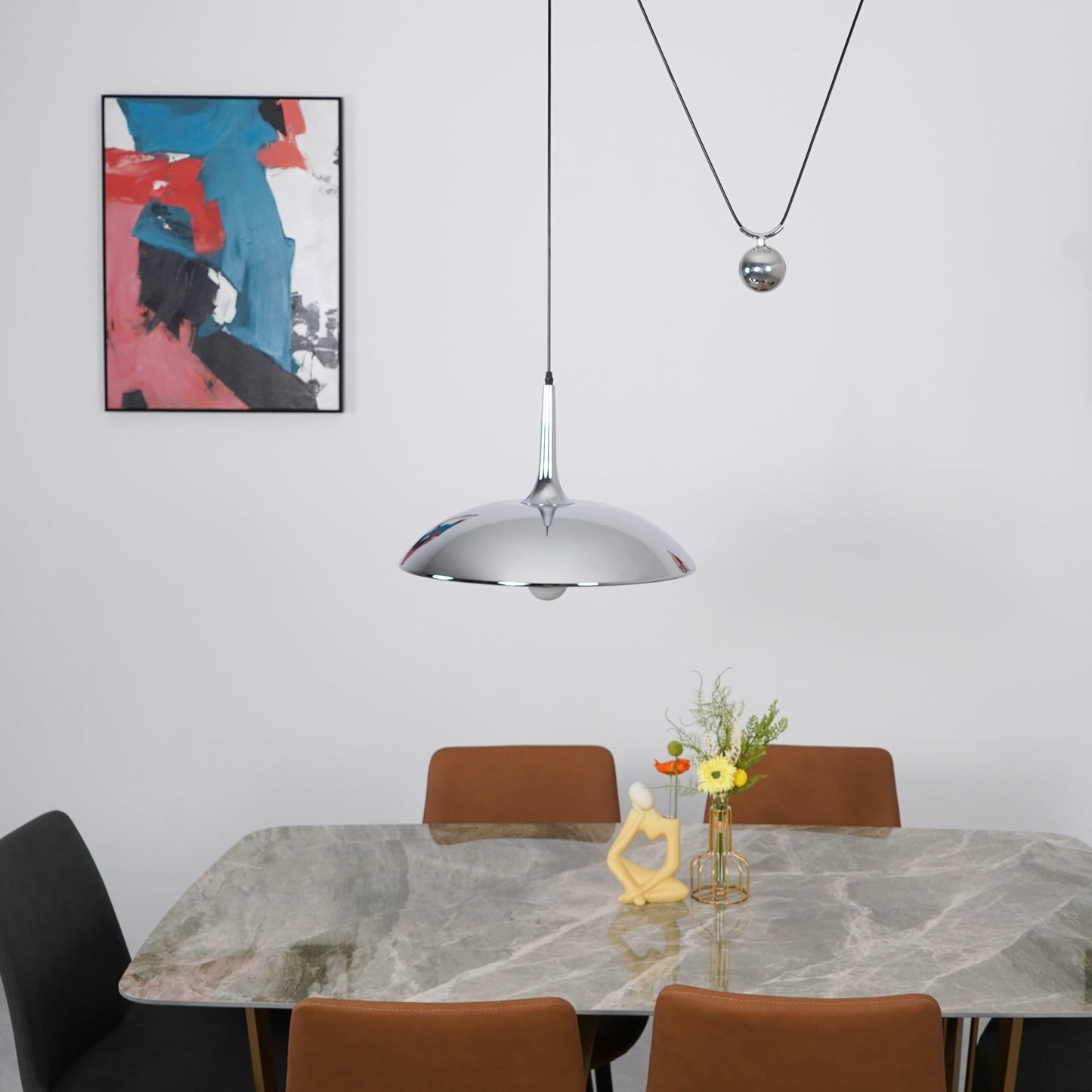 Zandorox | Kuppel mid-century modvægt pendel  