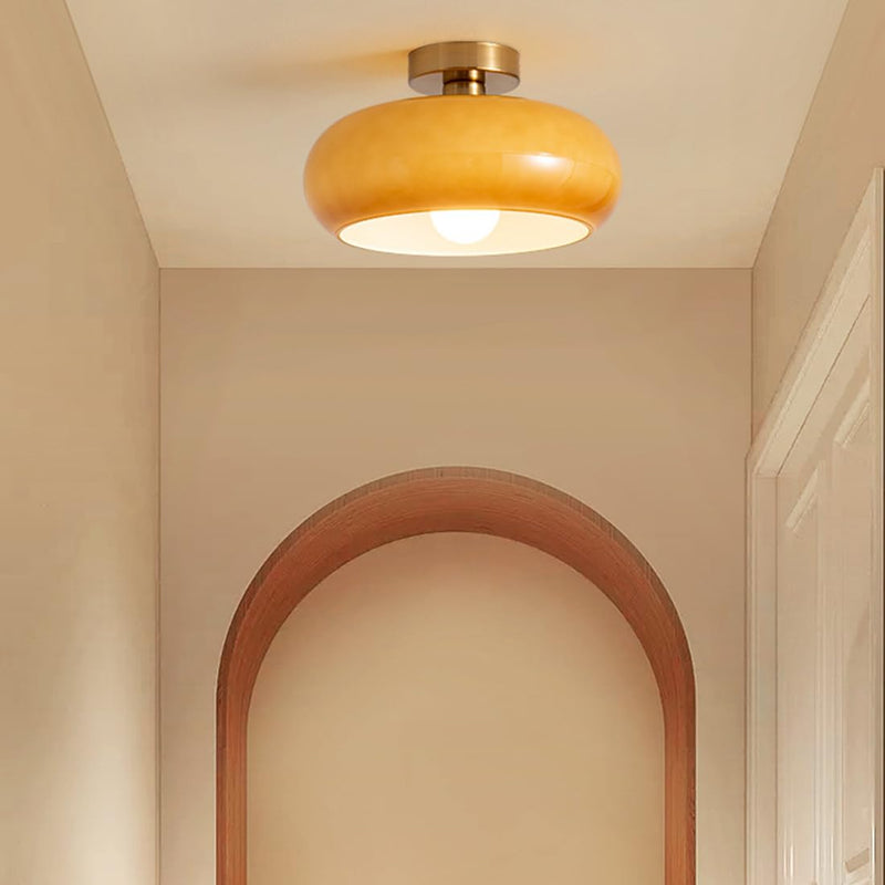 Vitrea | Retro blank kuppel semi-flush loftslampe