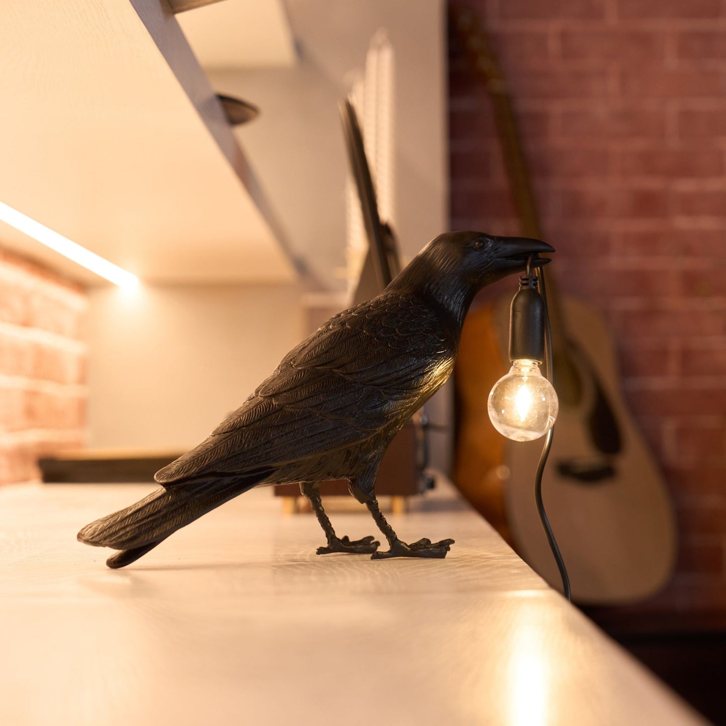 Bristhow | Gotisk Skulpturel Fuglekrage Bordlampe
