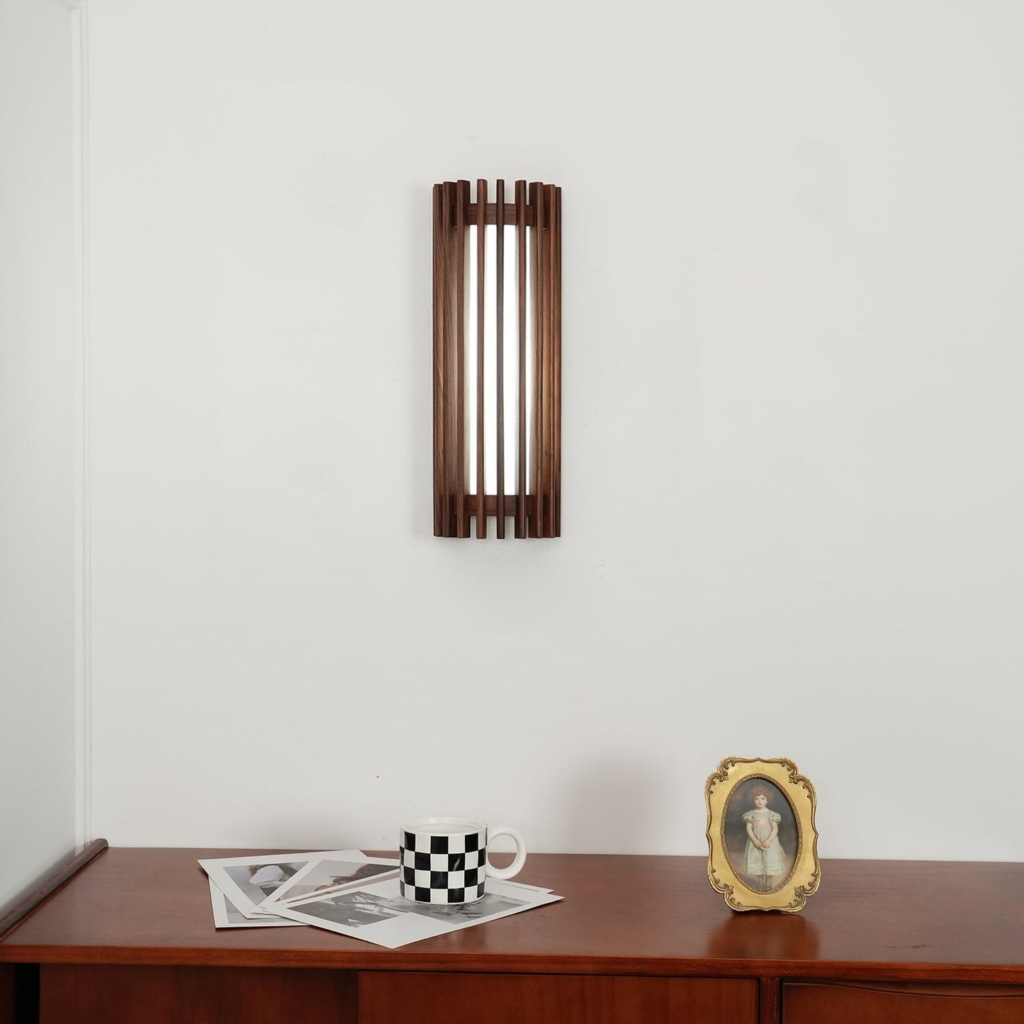 Arbor | Minimalistisk naturlig træstruktur væglampe