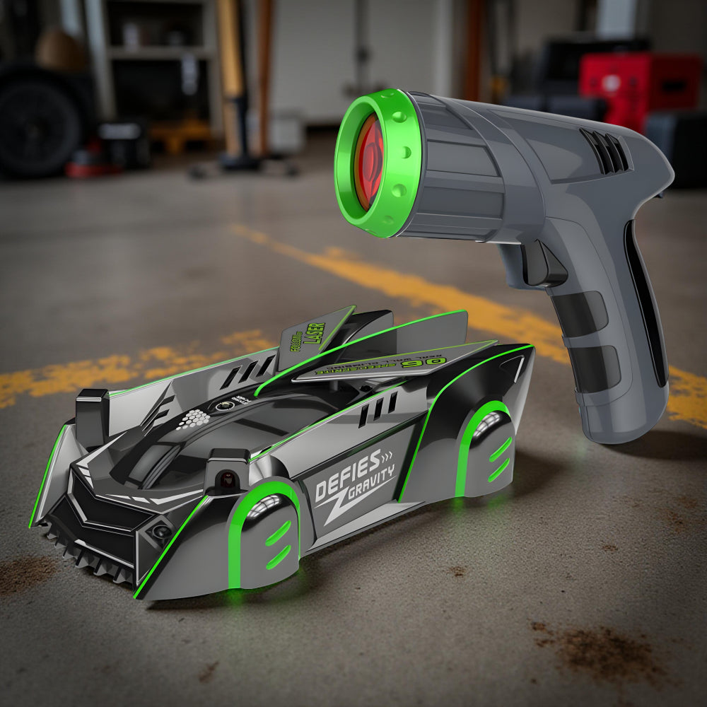 Laserstyret vægklatrende stunt fjernstyret bil legetøj  