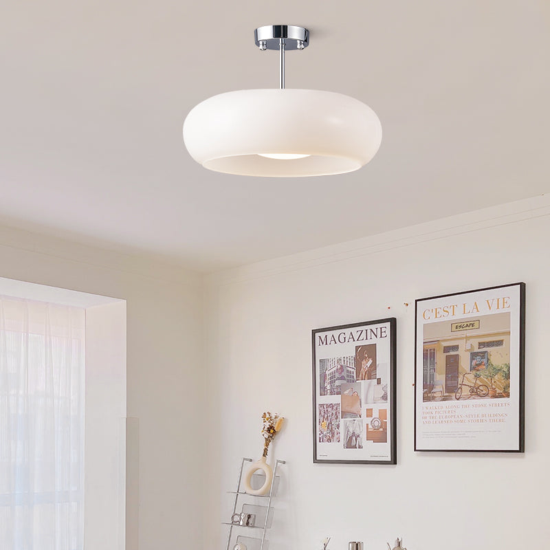 Vitrea | Retro blank kuppel semi-flush loftslampe