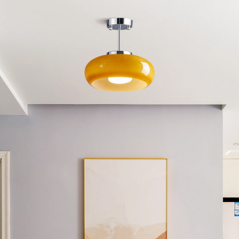 Vitrea | Retro blank kuppel semi-flush loftslampe