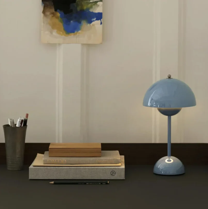 Slank minimalistisk skandinavisk touch-kontrol dæmpbar bordlampe
