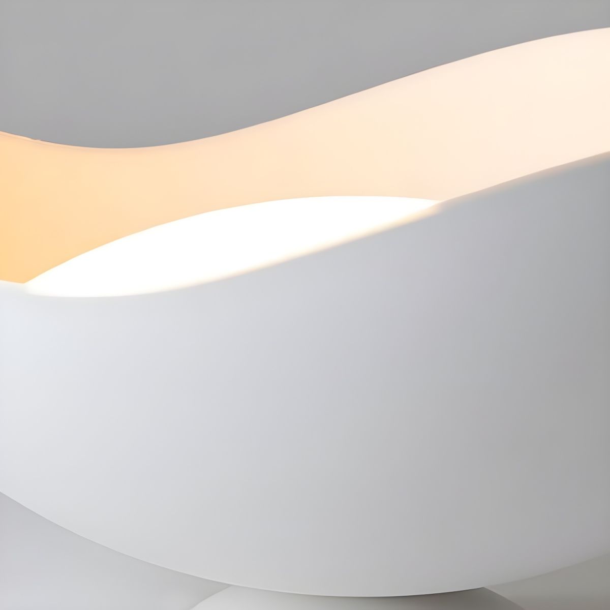 Lyraen | Nordisk bølgesilhuet integreret LED loftslampe