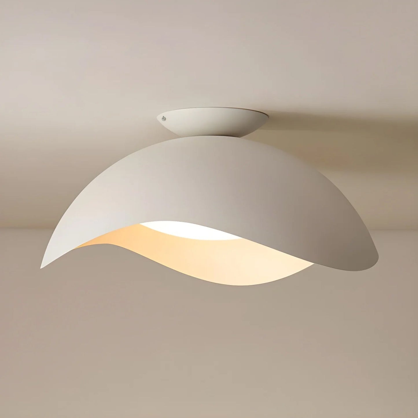 Lyraen | Nordisk bølgesilhuet integreret LED loftslampe