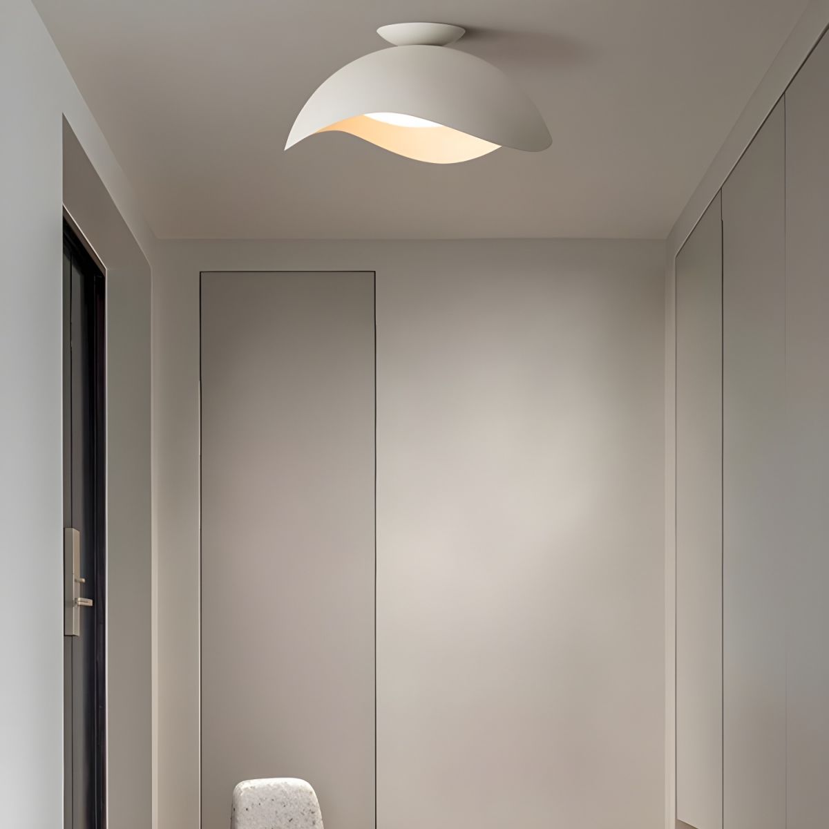 Lyraen | Nordisk bølgesilhuet integreret LED loftslampe
