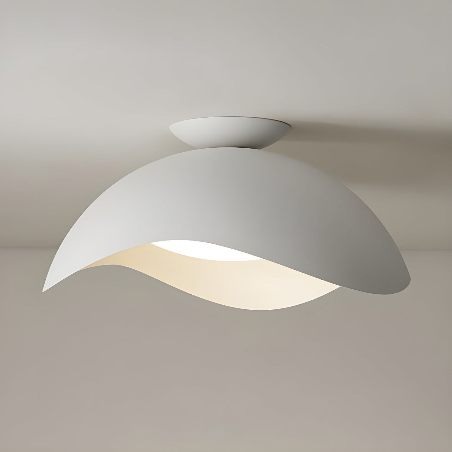 Lyraen | Nordisk bølgesilhuet integreret LED loftslampe