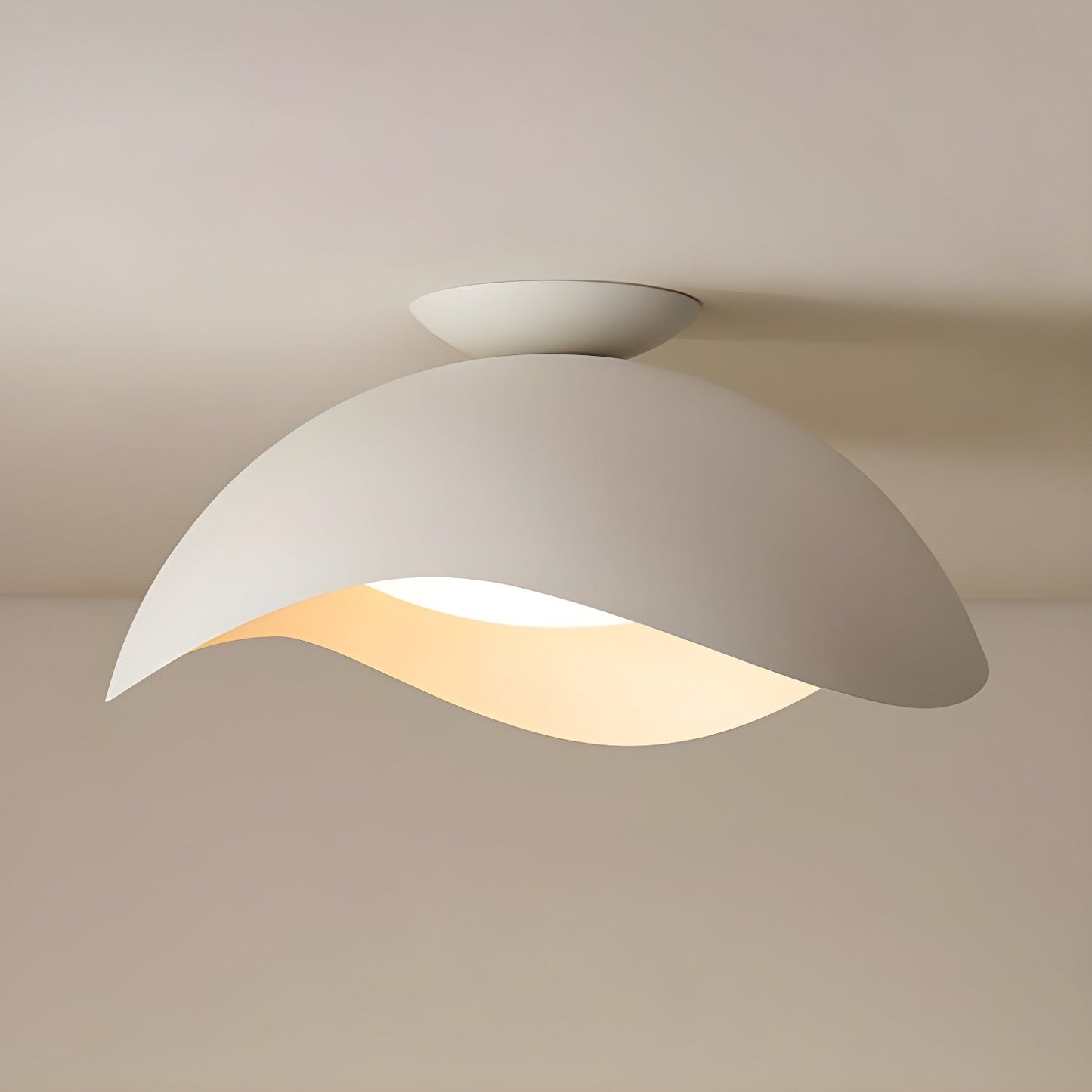 Lyraen | Nordisk bølgesilhuet integreret LED loftslampe
