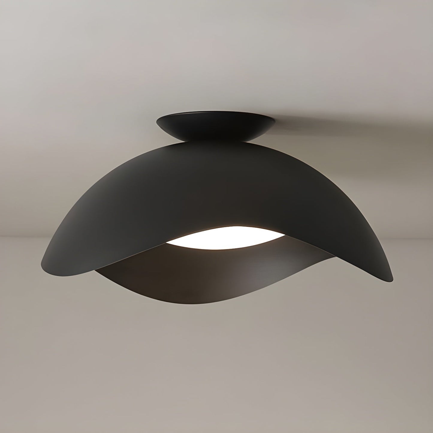Lyraen | Nordisk bølgesilhuet integreret LED loftslampe