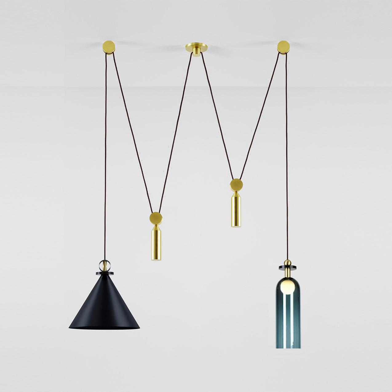 Vondisur | Minimalistisk geometrisk modulær pendellampe