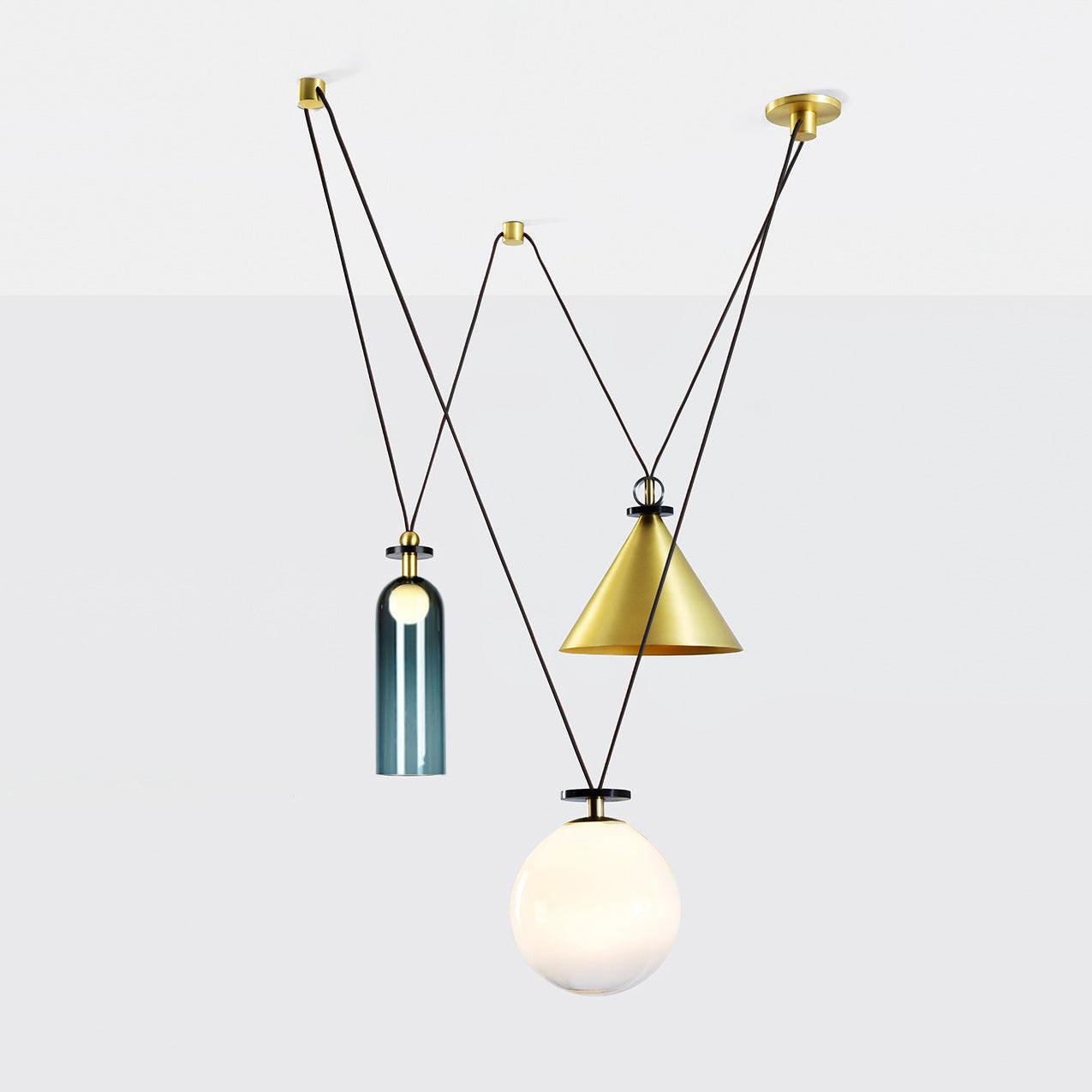 Vondisur | Minimalistisk geometrisk modulær pendellampe