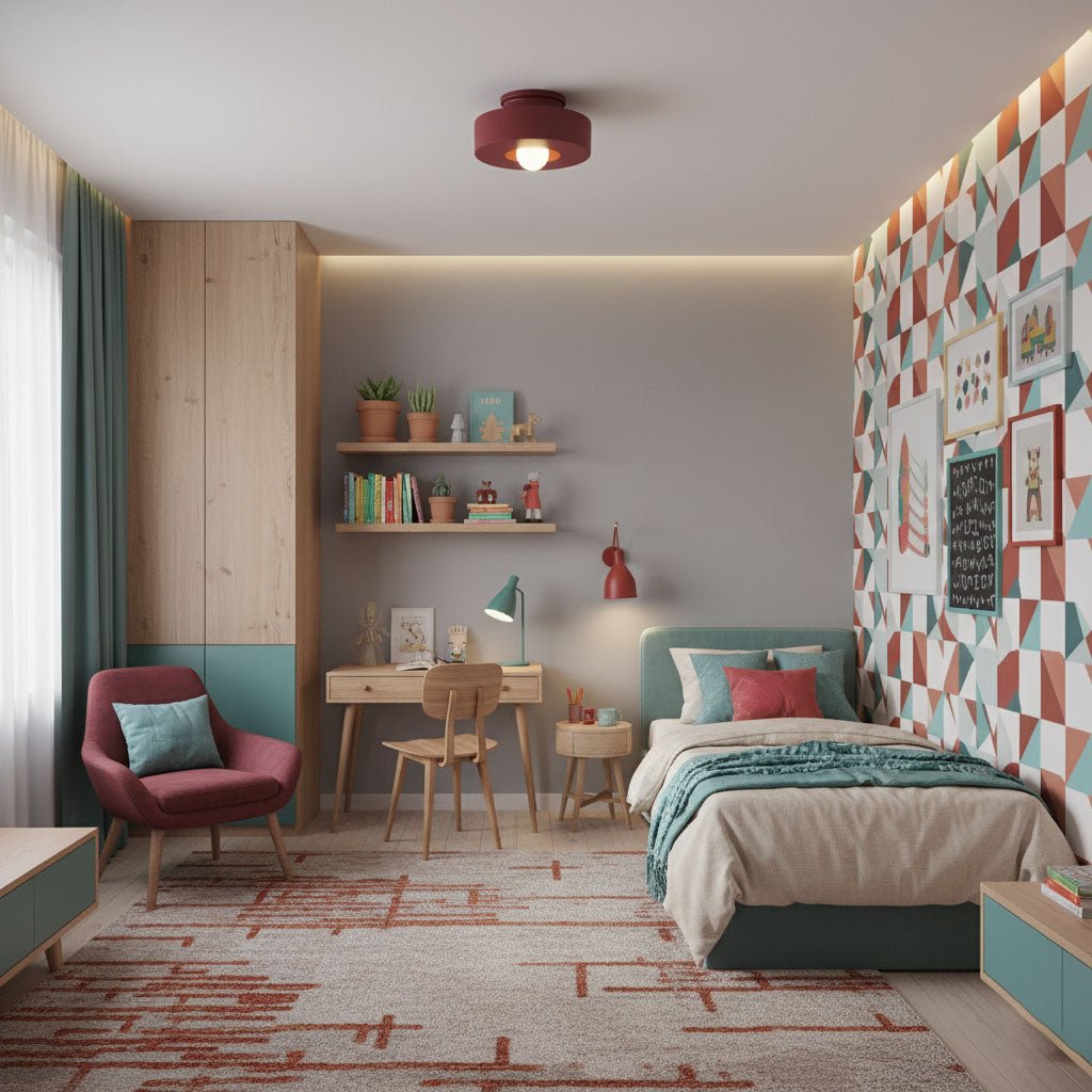 Zorvandra | Arkitektonisk lagdelt geometrisk harpiks loftslampe