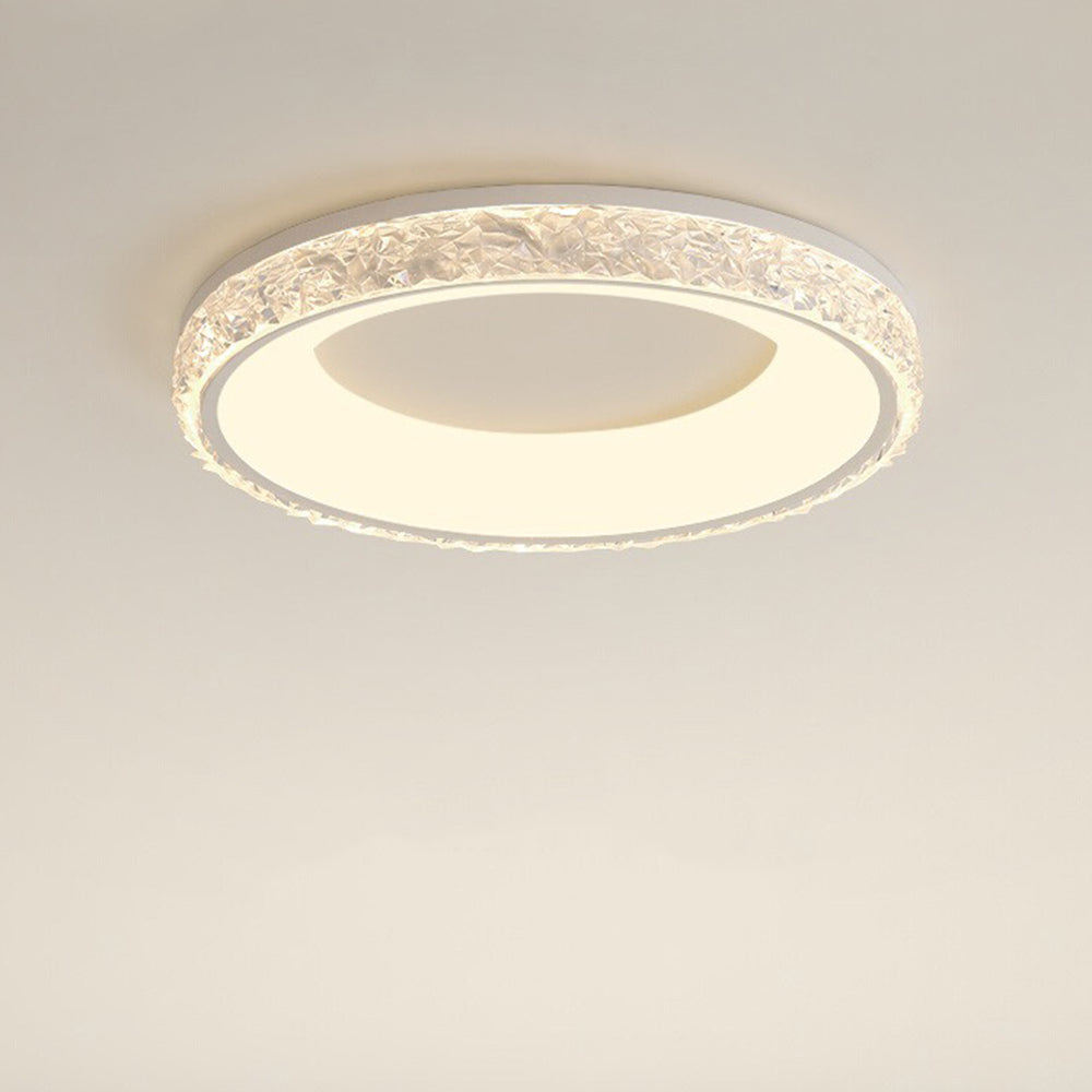 Lustra | Moderne rund akryl flush mount loftslampe
