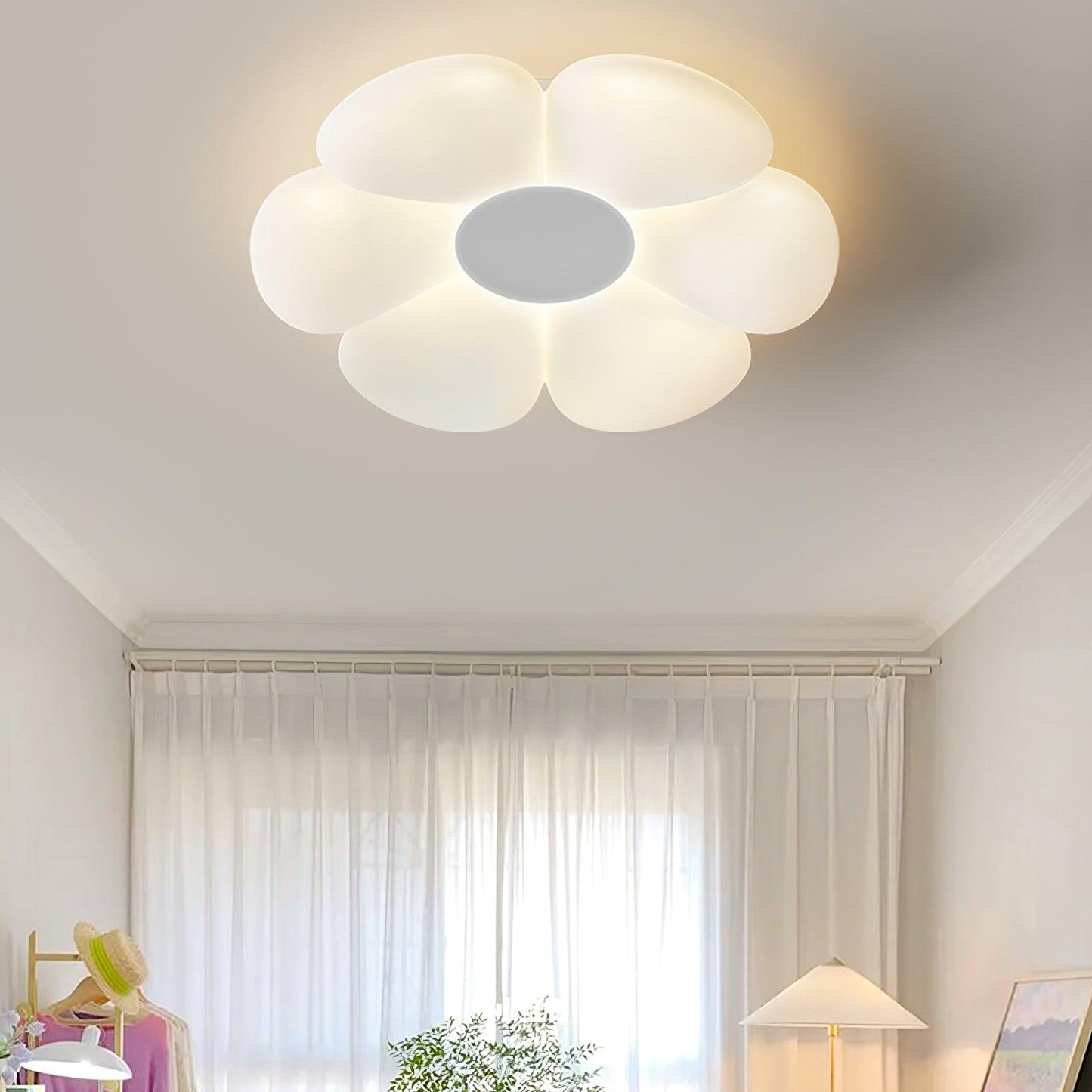 Kaledrin | Blomstret silhuet blomstrende indbygget loftslampe  