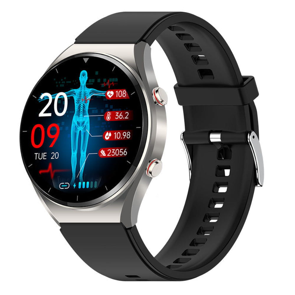 Touchscreen genopladelig bærbar smartwatch fitness aktivitets tracker monitor