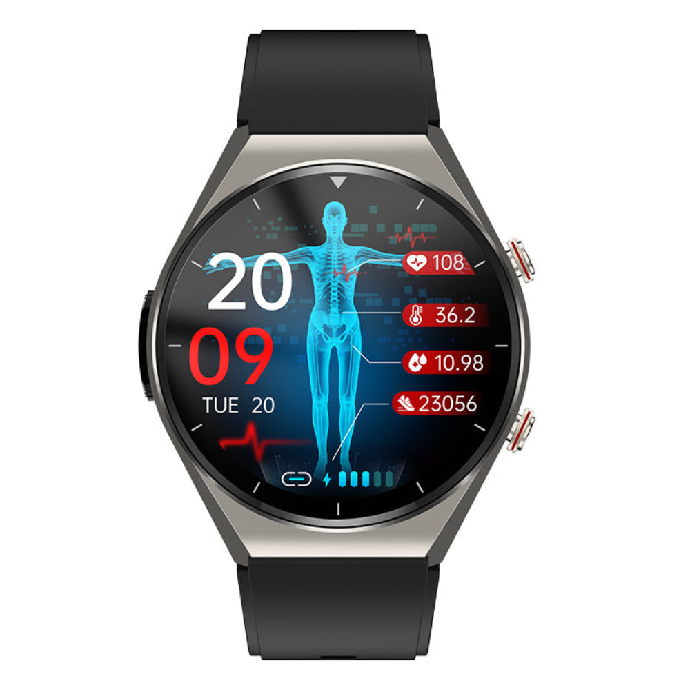 Touchscreen genopladelig bærbar smartwatch fitness aktivitets tracker monitor