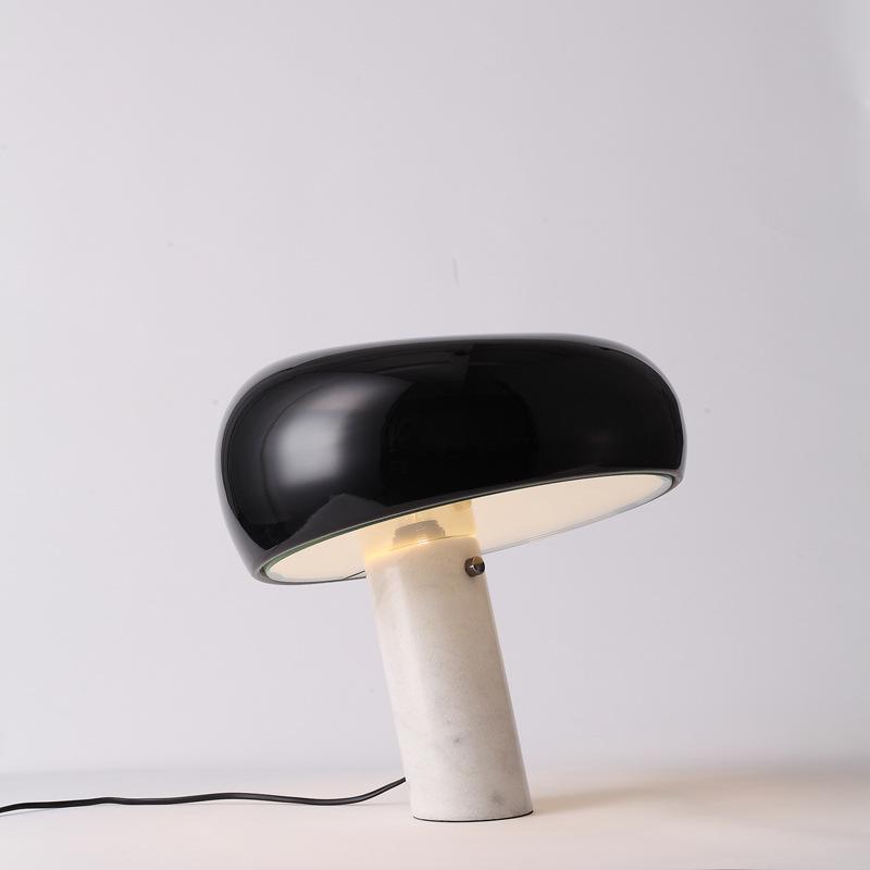 Kendrivol | Kuppelformet silhuet italiensk marmor accent bordlampe  